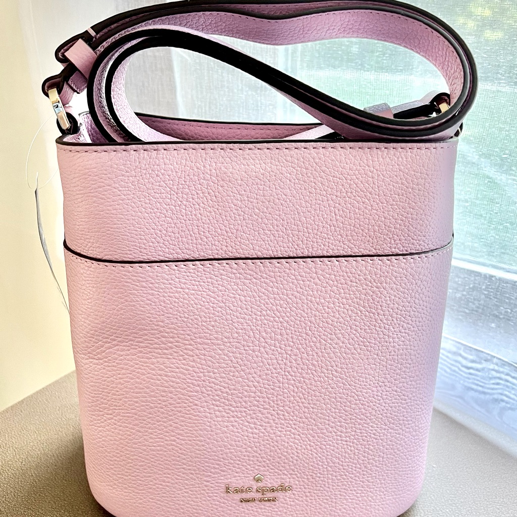 Nwt Small Kate Spade Leila Quartz Pink Bucket Bag/Purse - Shoulder Or Crossbody